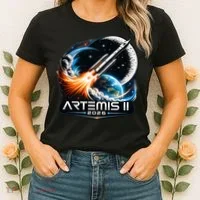 Artemis 2 Back To The Moon 2026 Women's T-Shirt thumb 2