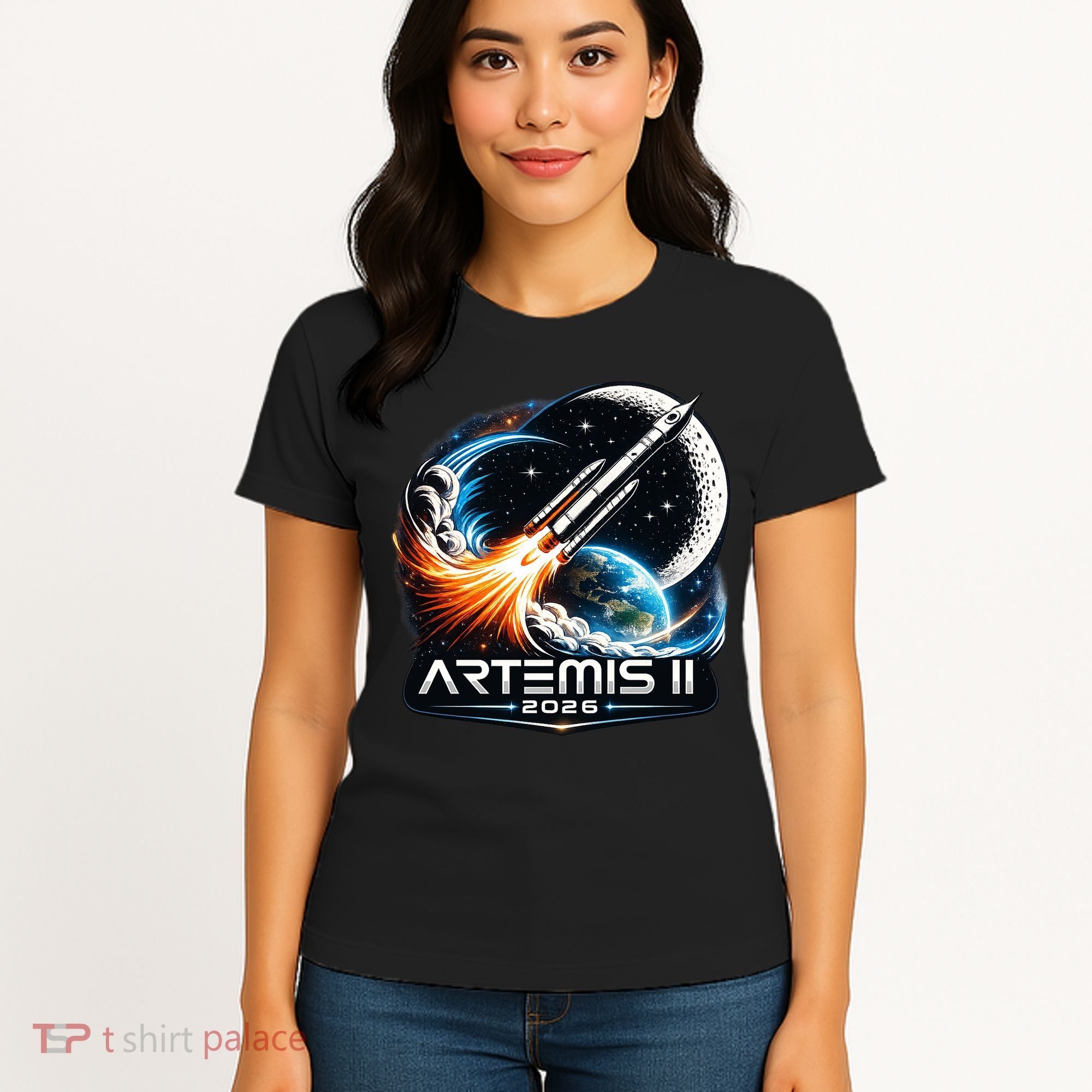 Artemis 2 Back To The Moon 2026 Women's T-Shirt
