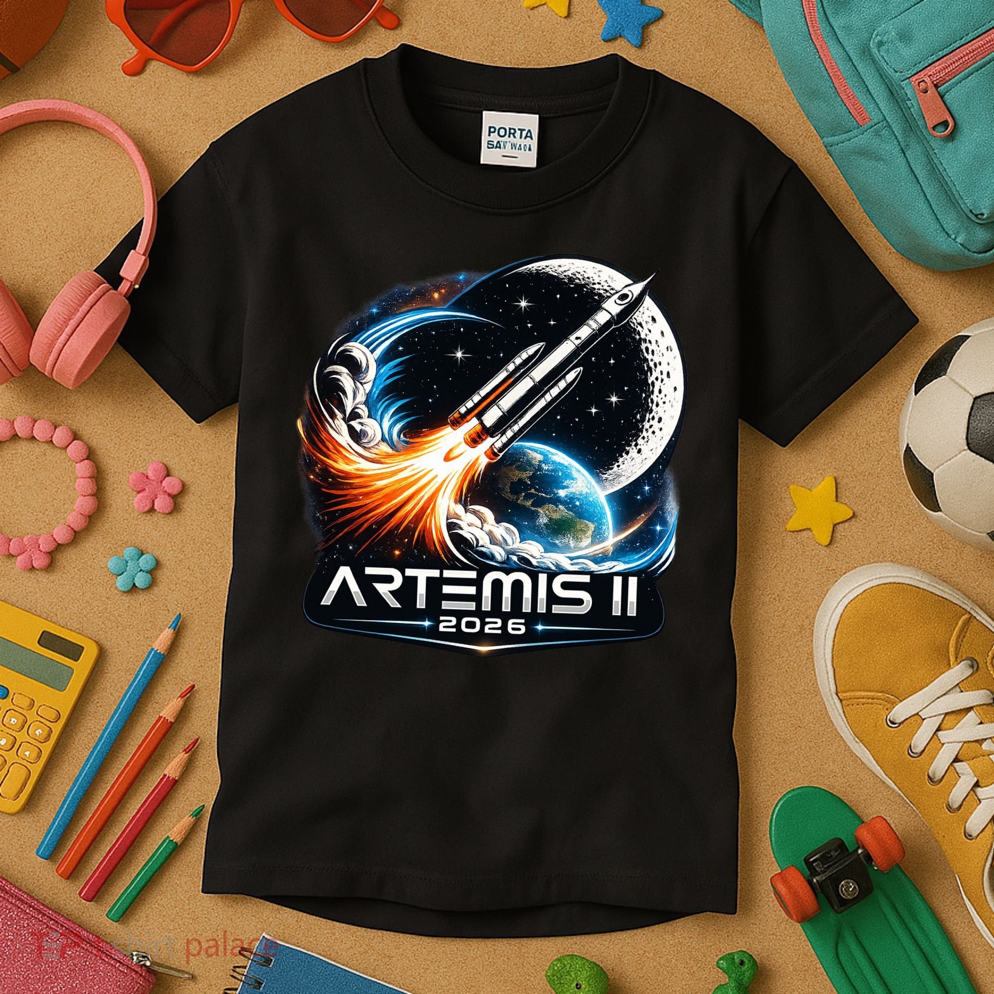 Artemis 2 Back To The Moon 2026 Kids T-Shirt