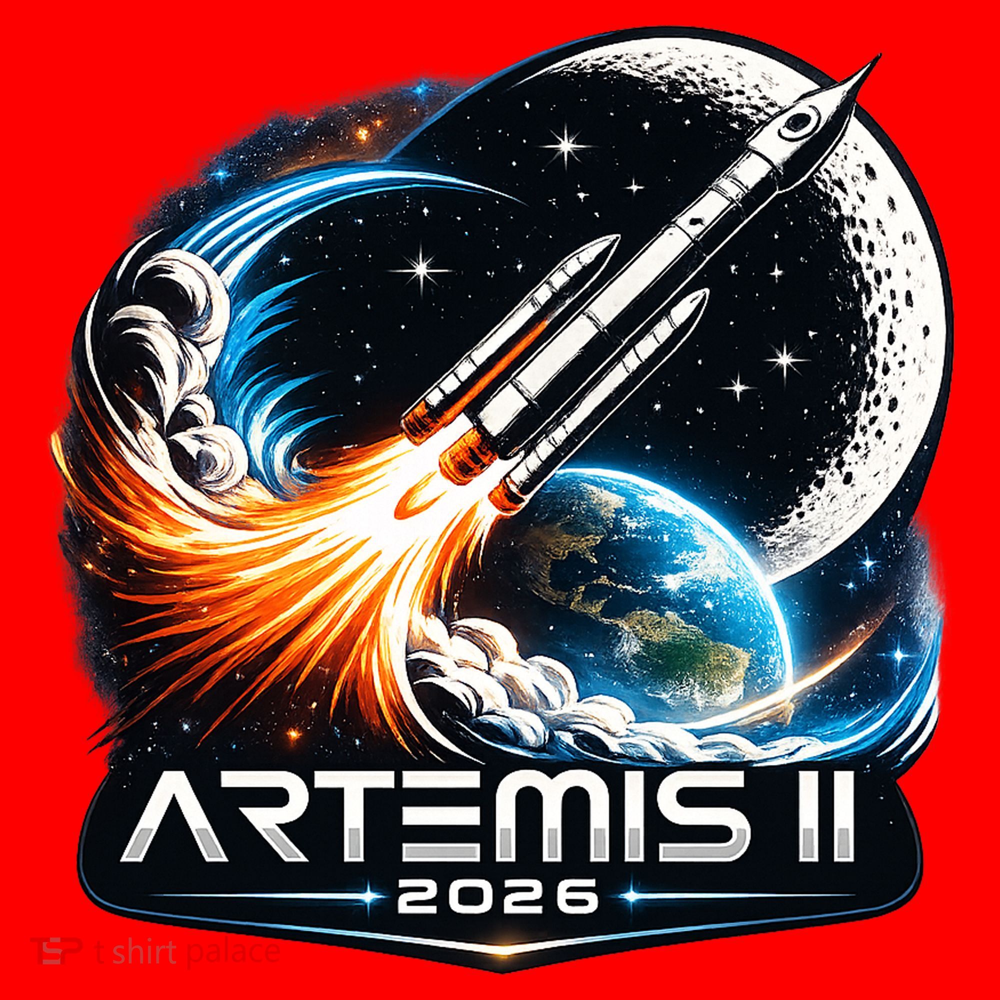 Artemis 2 Back To The Moon 2026 Santa Hat