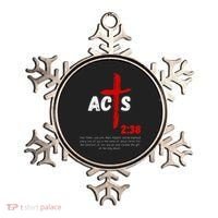 Acts 238 Baptized In Jesus Name Cross Pentecostal Apostolic Ornament thumb 0