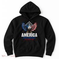 America's 250th Birthday Eagle Patriot Anniversary Hoodie thumb 0