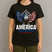 America's 250th Birthday Eagle Patriot Anniversary T-Shirt thumb 4