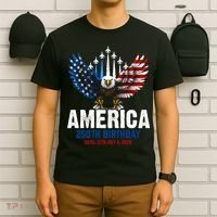 America's 250th Birthday Eagle Patriot Anniversary T-Shirt thumb 6