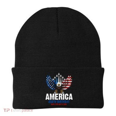 America's 250th Birthday Eagle Patriot Anniversary Beanie