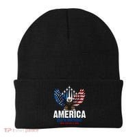 America's 250th Birthday Eagle Patriot Anniversary Beanie thumb 0