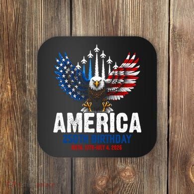 America's 250th Birthday Eagle Patriot Anniversary Coaster