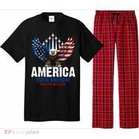 America's 250th Birthday Eagle Patriot Anniversary Pajama Set thumb 0