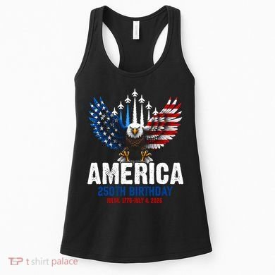 America's 250th Birthday Eagle Patriot Anniversary Women's Tank Top