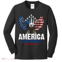 America's 250th Birthday Eagle Patriot Anniversary Kids Long Sleeve Shirt thumb 0