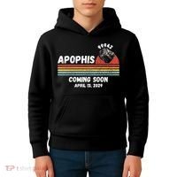 Apophis 2029 Funny Space Humor Comet Meteor Apophis April 13 2029 Asteroid 99942  Kids Hoodie thumb 4