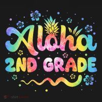 Aloha 2nd Grade Third Teacher First Day Back To School Backpack thumb 2