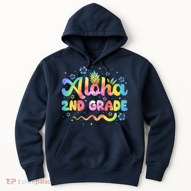 Aloha 2nd Grade Third Teacher First Day Back To School Hoodie