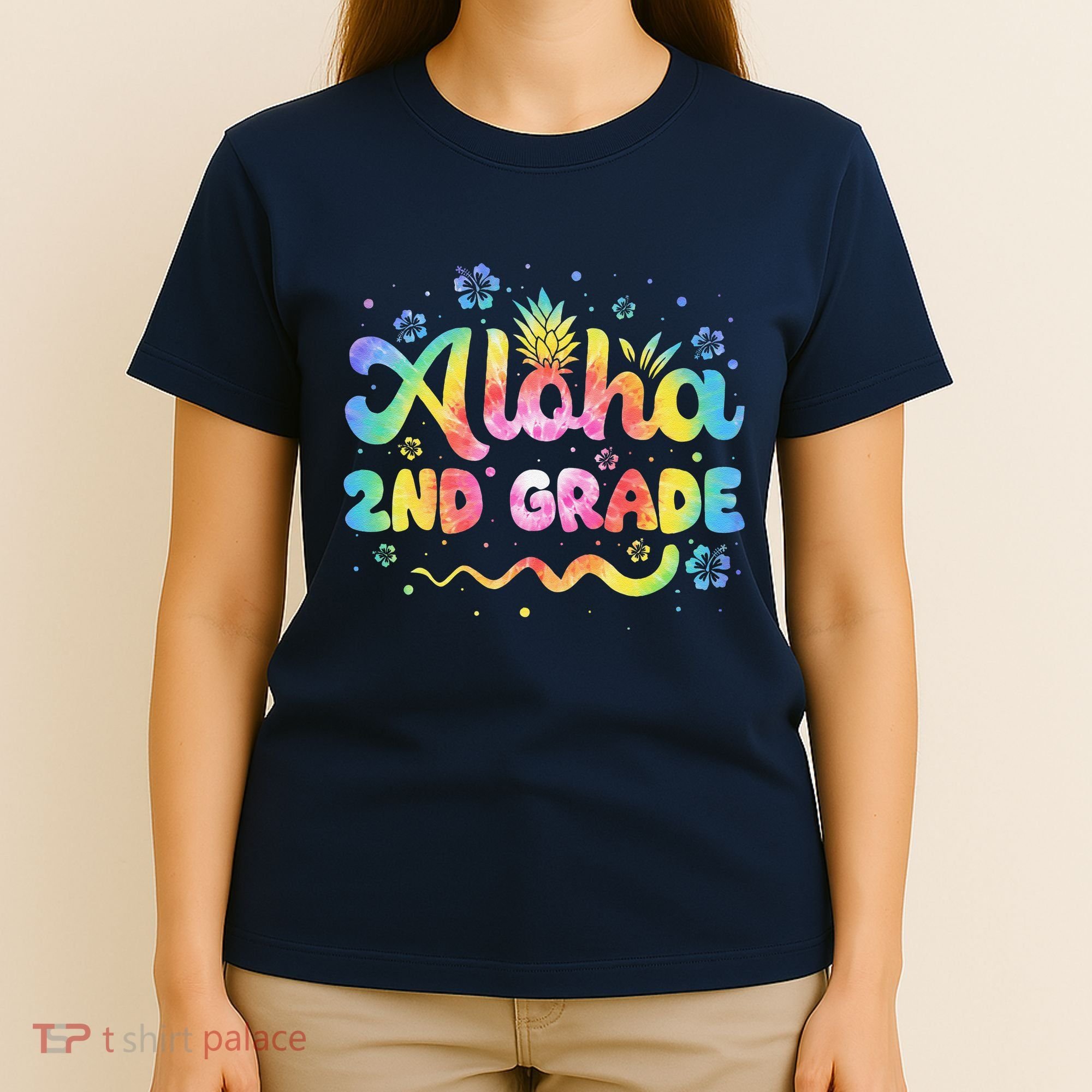 Aloha 2nd Grade Third Teacher First Day Back To School T-Shirt