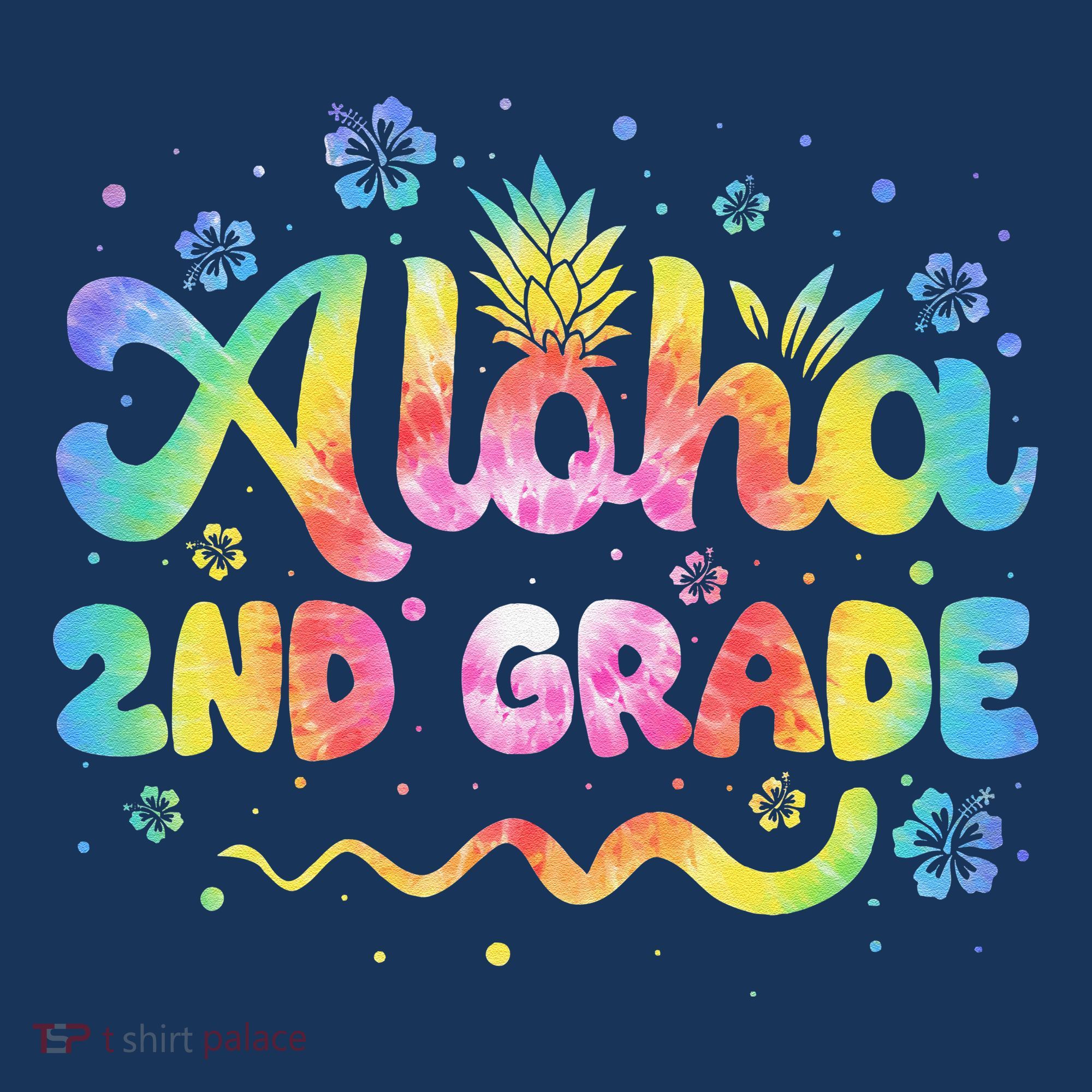 Aloha 2nd Grade Third Teacher First Day Back To School Women's Hoodie