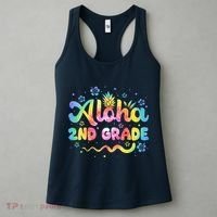 Aloha 2nd Grade Third Teacher First Day Back To School Women's Tank Top thumb 3