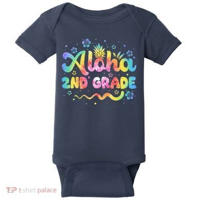 Aloha 2nd Grade Third Teacher First Day Back To School Baby Bodysuit