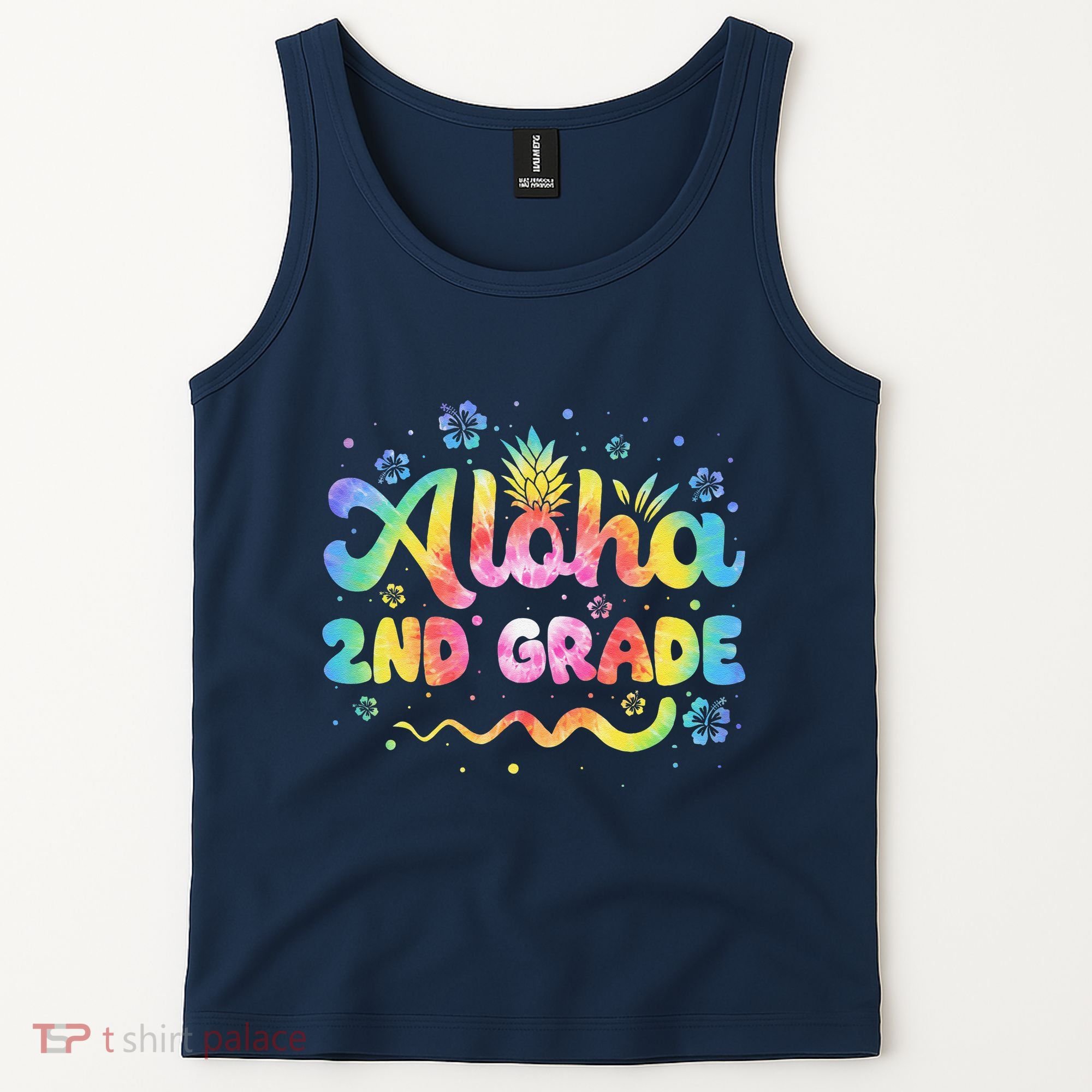 Aloha 2nd Grade Third Teacher First Day Back To School Tank Top