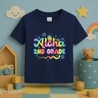 Aloha 2nd Grade Third Teacher First Day Back To School Toddler T-Shirt thumb 3