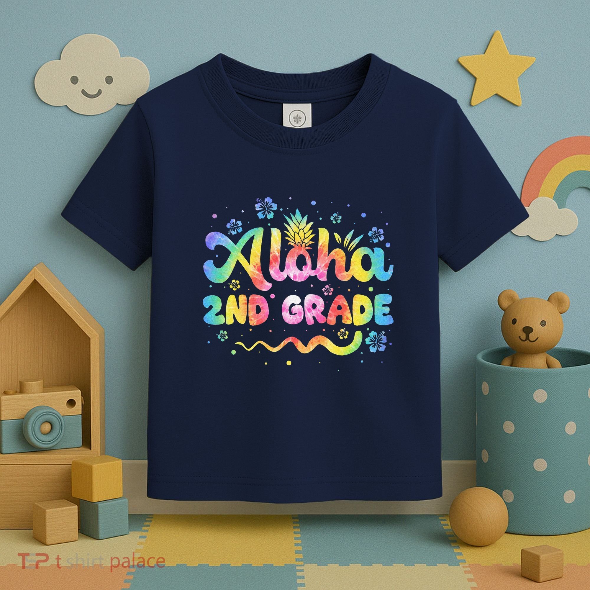 Aloha 2nd Grade Third Teacher First Day Back To School Toddler T-Shirt