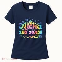 Aloha 2nd Grade Third Teacher First Day Back To School Women's T-Shirt thumb 0