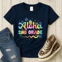 Aloha 2nd Grade Third Teacher First Day Back To School Women's T-Shirt thumb 3