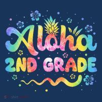 Aloha 2nd Grade Third Teacher First Day Back To School Kids Hoodie thumb 5
