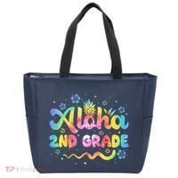 Aloha 2nd Grade Third Teacher First Day Back To School Tote Bag thumb 0