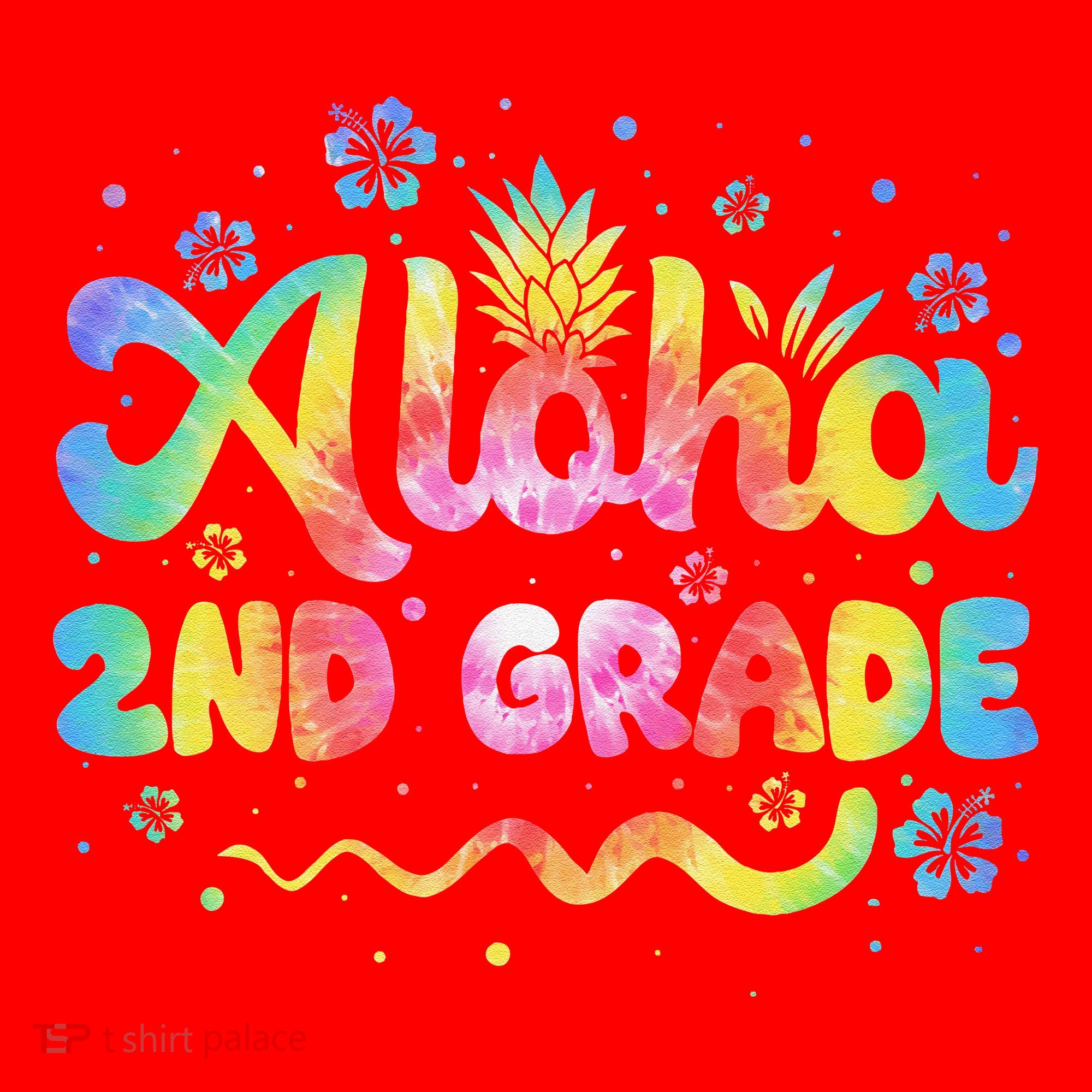 Aloha 2nd Grade Third Teacher First Day Back To School Santa Hat