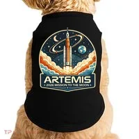 Artemis 2 Moon Mission Doggie Tank thumb 0