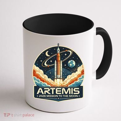 Artemis 2 Moon Mission Coffee Mug back
