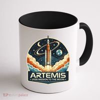 Artemis 2 Moon Mission Coffee Mug thumb 1