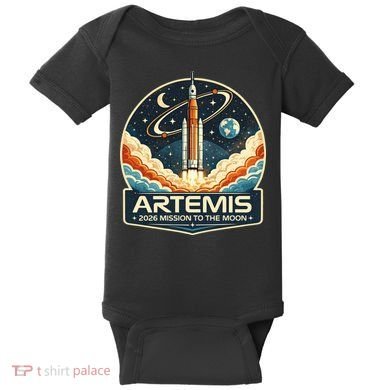 Artemis 2 Moon Mission Baby Bodysuit