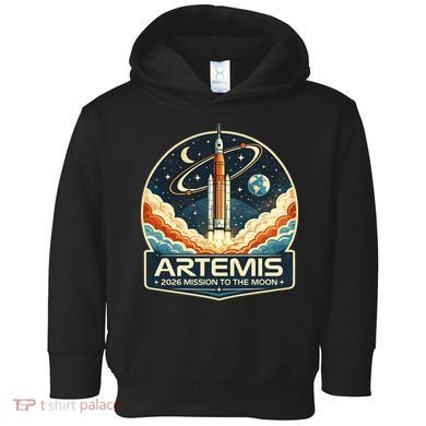 Artemis 2 Moon Mission Toddler Hoodie
