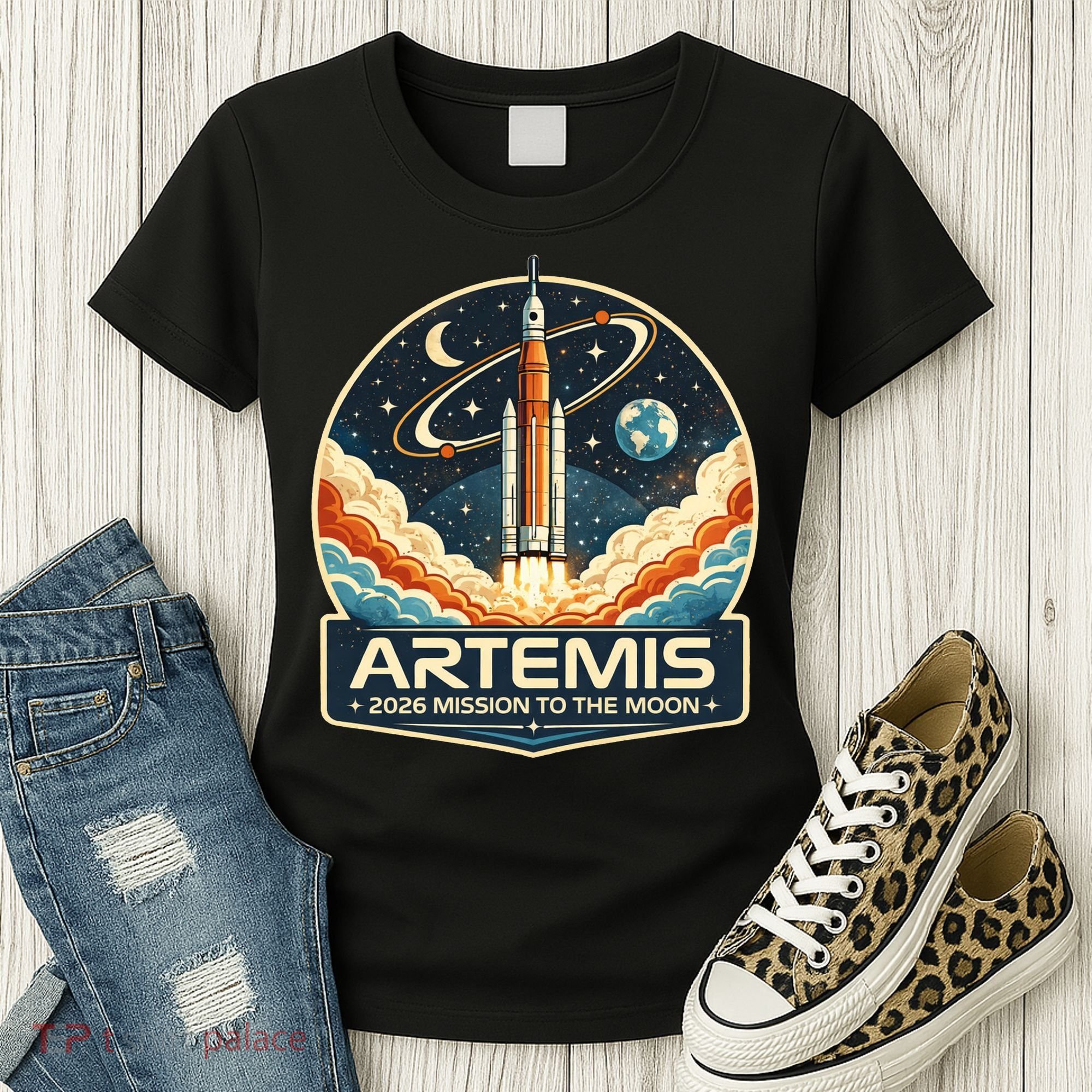 Artemis 2 Moon Mission Women's T-Shirt
