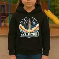 Artemis 2 Moon Mission Kids Hoodie thumb 3