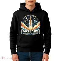 Artemis 2 Moon Mission Kids Hoodie thumb 4