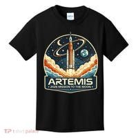 Artemis 2 Moon Mission Kids T-Shirt thumb 0