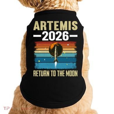 Artemis 2026 Return To The Moon Doggie Tank