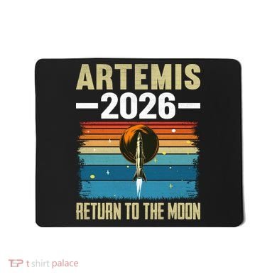 Artemis 2026 Return To The Moon Mousepad