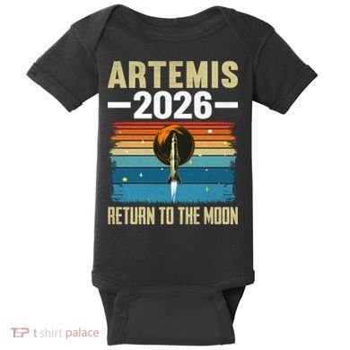 Artemis 2026 Return To The Moon Baby Bodysuit