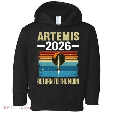 Artemis 2026 Return To The Moon Toddler Hoodie