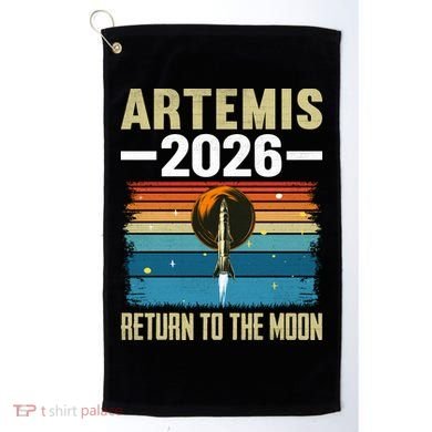 Artemis 2026 Return To The Moon Golf Towel