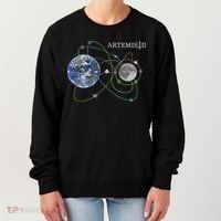 Artemis 2 Route Map SLS Moon Women's Sweatshirt thumb 0