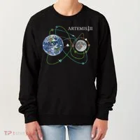 Artemis 2 Route Map SLS Moon Women's Sweatshirt thumb 0