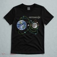 Artemis 2 Route Map SLS Moon T-Shirt thumb 5