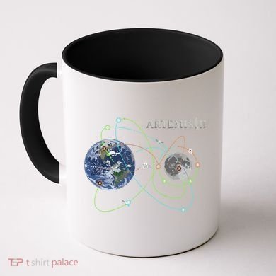 Artemis 2 Route Map SLS Moon Coffee Mug