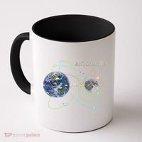 Artemis 2 Route Map SLS Moon Coffee Mug thumb 0