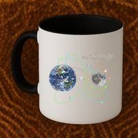 Artemis 2 Route Map SLS Moon Coffee Mug thumb 2