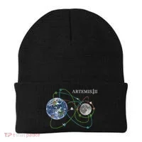 Artemis 2 Route Map SLS Moon Beanie thumb 0